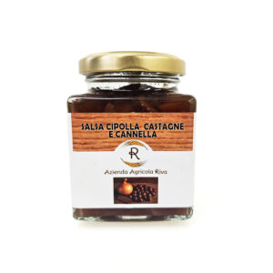 Salsa cipolle castagne e cannella